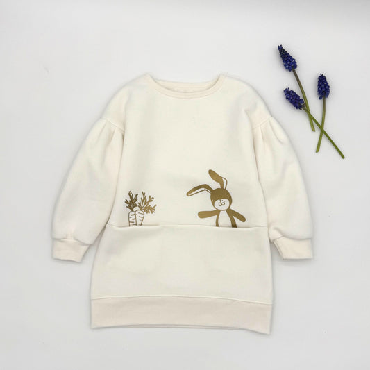 Pocket Rabbit maxi sweatshirt