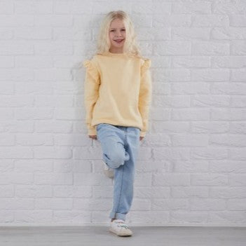 Fleece Frill Sweatshirt