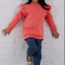 Fleece Frill Sweatshirt