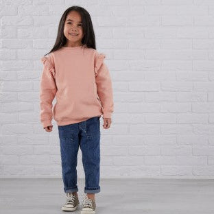 Fleece Frill Sweatshirt